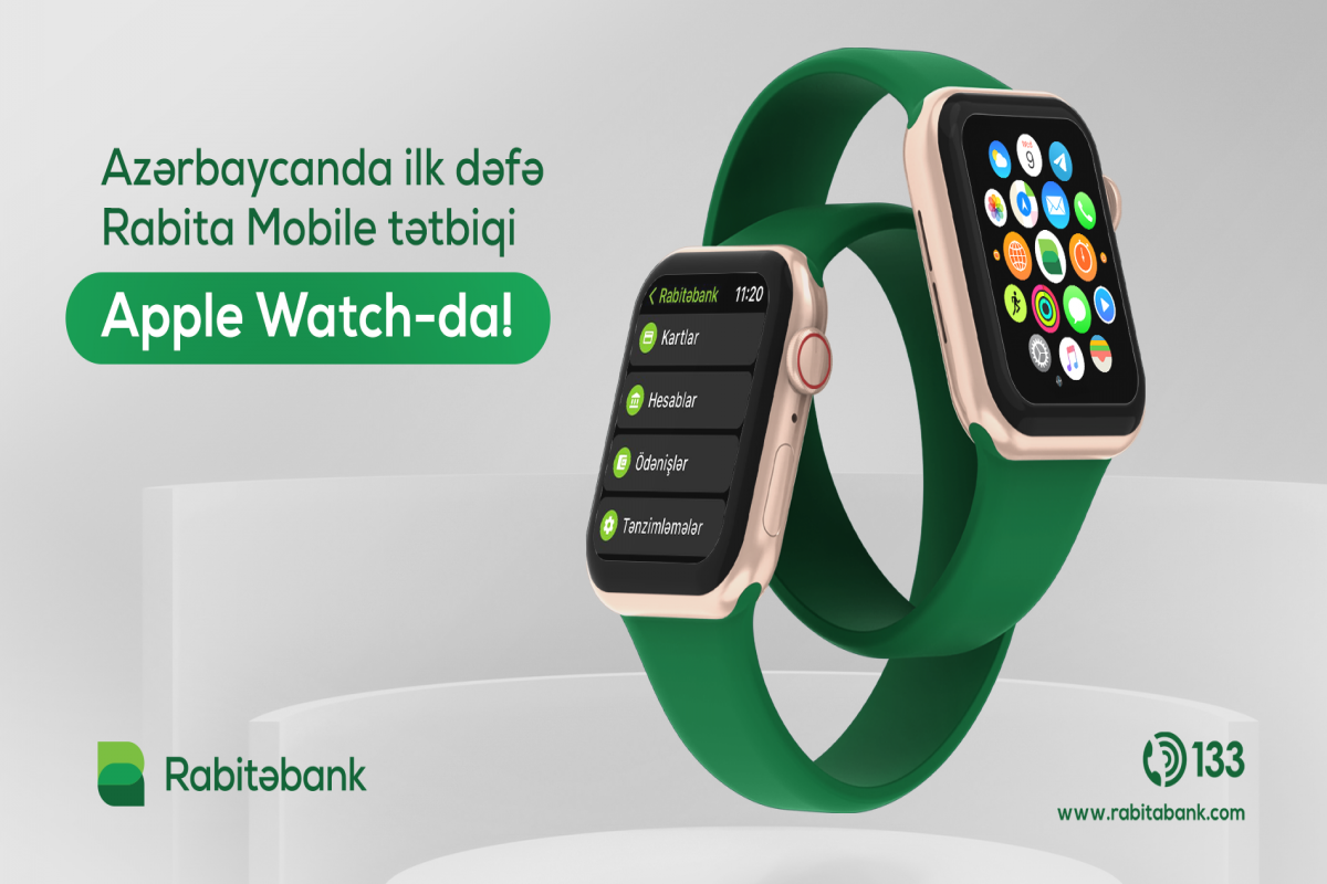 "Rabitəbank"dan daha bir ilk – artıq "Apple Watch"da® 
