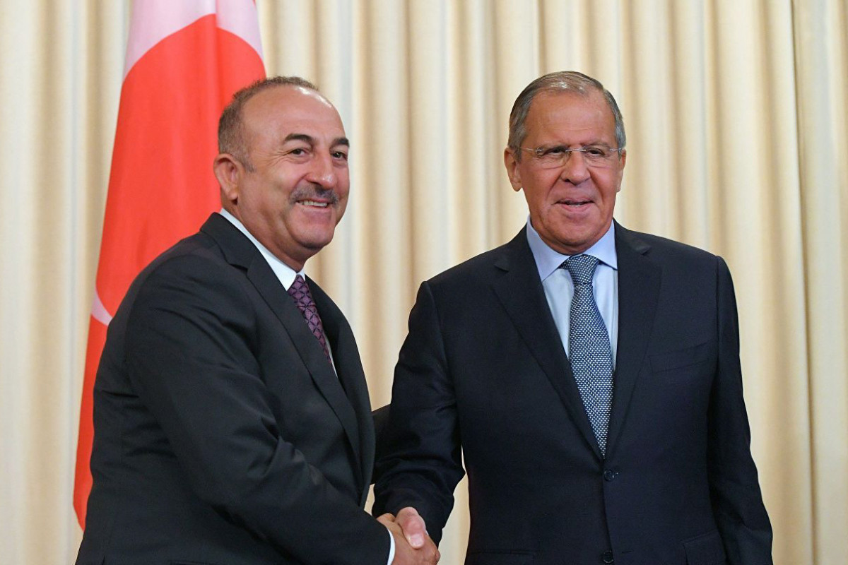 Mövlud Çavuşoğlu və Sergey Lavrov