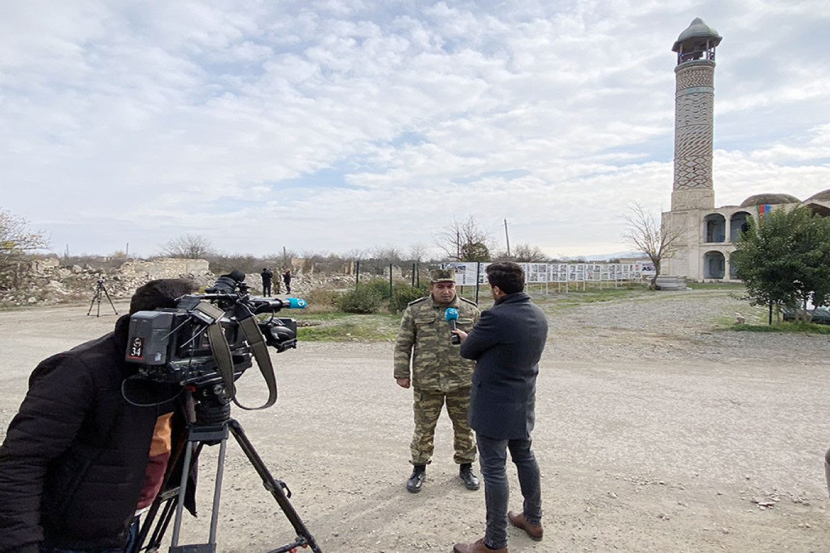 Ministry of Defense organized a media tour to the Aghdam region