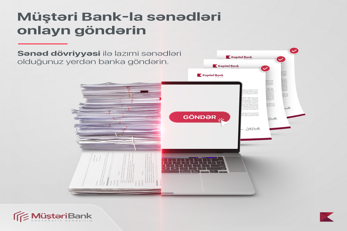 "Kapital Bank" hüquqi şəxslərə və fərdi sahibkarlara yeni onlayn xidmət təqdim edib