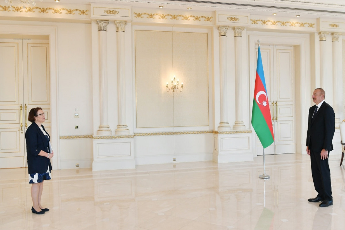 Azerbaijani President receives credentials of newly appointed Finnish ambassador