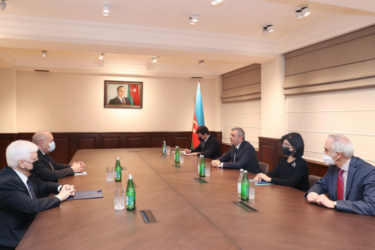 Head of the Presidential Administration of the Republic of Azerbaijan Samir Nuriyev met with the Special Representative of the President of the Russian Federation for International Cultural Cooperation Mikhail Shvydkoy