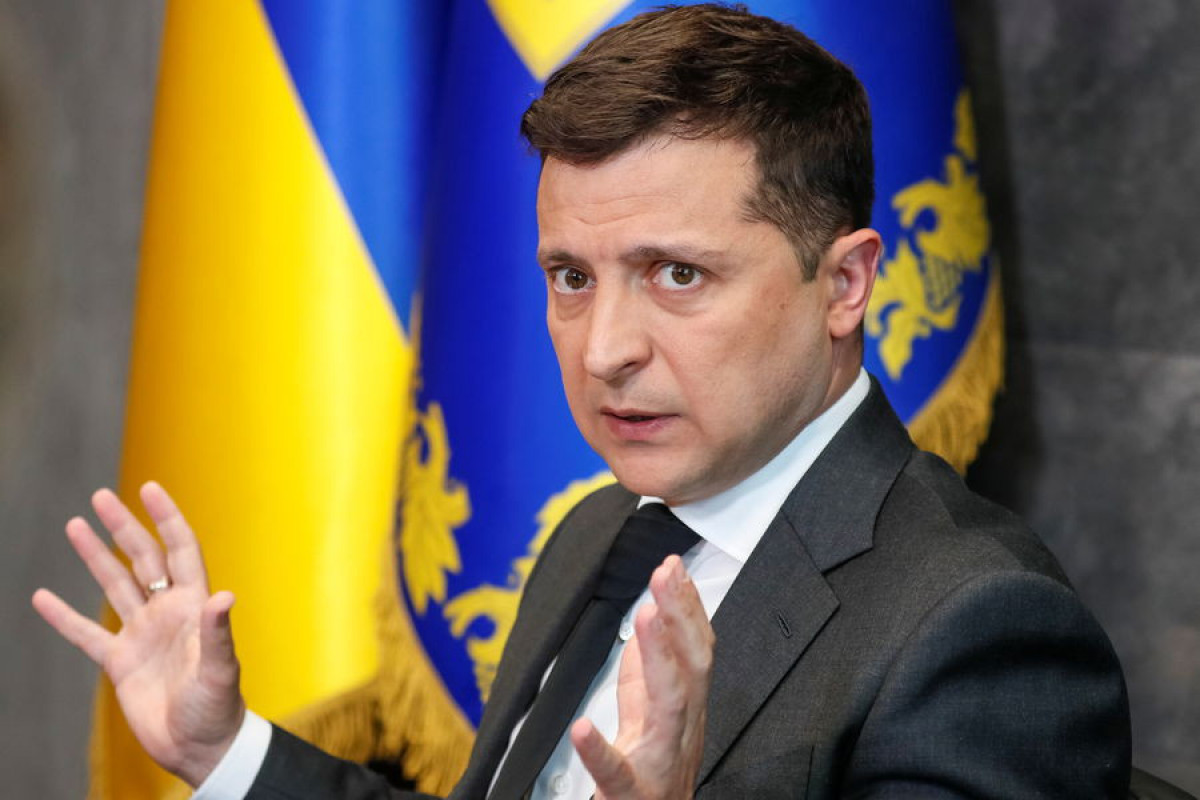 Ukrainian President Volodymyr Zelensky