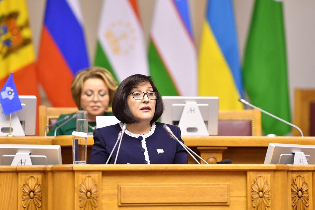 Milli Məclisin sədri Sahibə Qafarova, MDB PA-nın 53-cü plenar iclasında