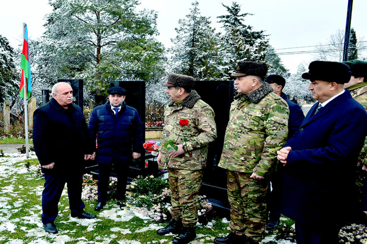 Minister of Defense met with the families of Shehids in the Gusar region