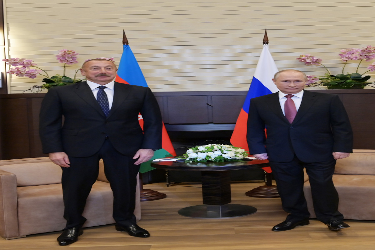Президент Азербайджана Ильхам Алиев, Президент России Владимир Путин