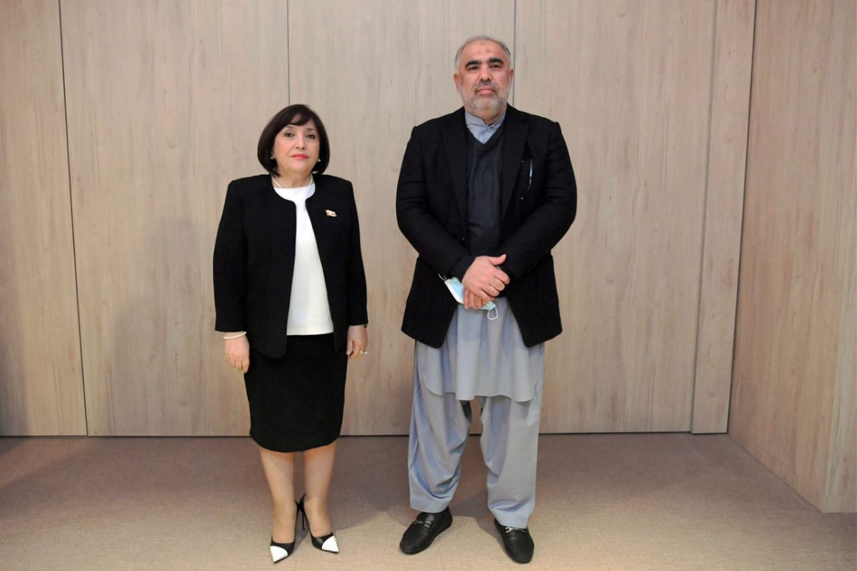 Sahibə Qafarova İspaniyada Pakistan Milli Assambleyasının sədri ilə görüşüb