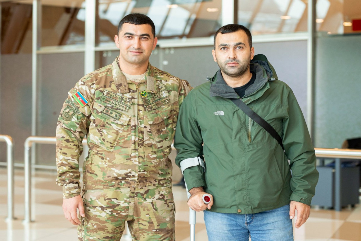 На Родину вернулись еще 5 участников войны, проходившие лечение в Турции