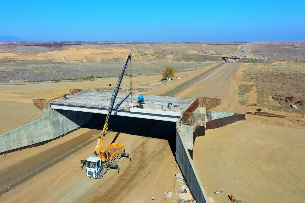 Construction of Barda-Aghdam highway