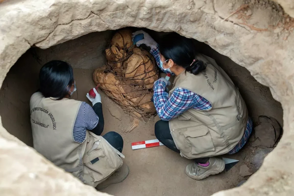 В Перу археологи обнаружили странную связанную мумию-ФОТО 