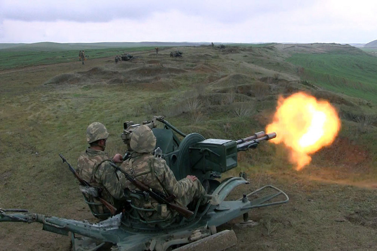 Combat shootings held in Air Defence units-VIDEO 