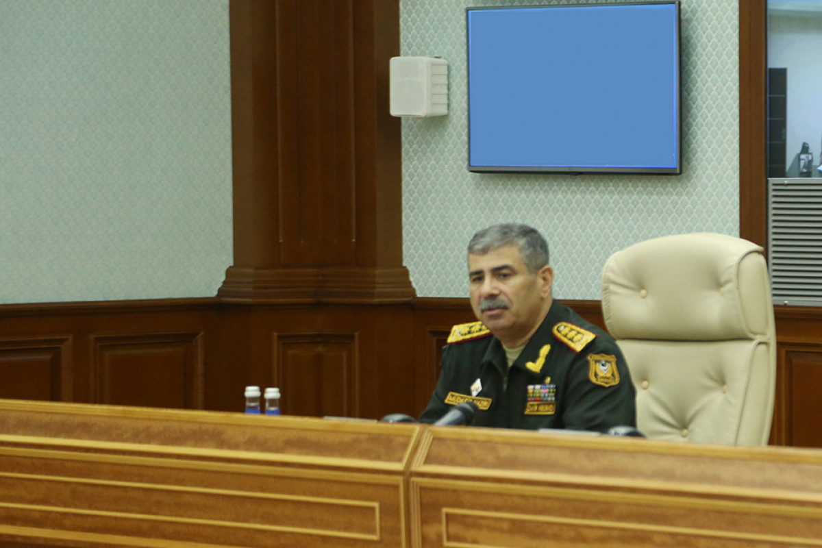 Minister of Defense Colonel General Zakir Hasanov