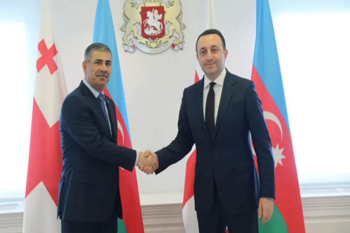 Azerbaijan Defense Minister meets with the Prime Minister of Georgia