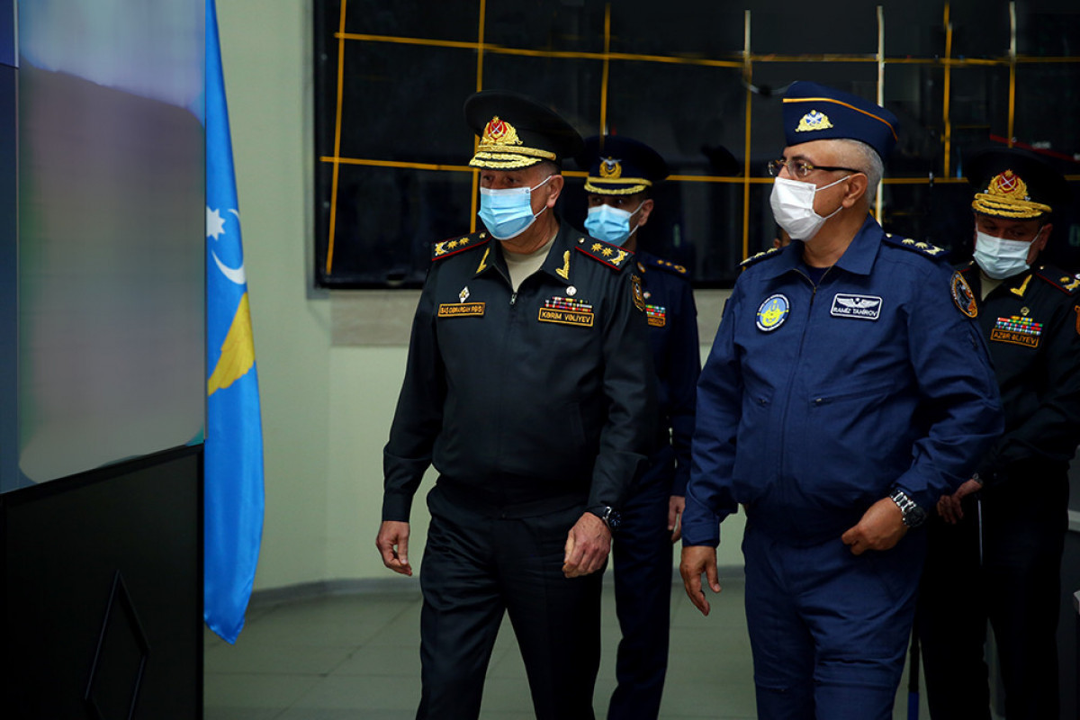 Chief of General Staff of Azerbaijan visits Central Command Station and Satellite Communication Management Center of Air Forces