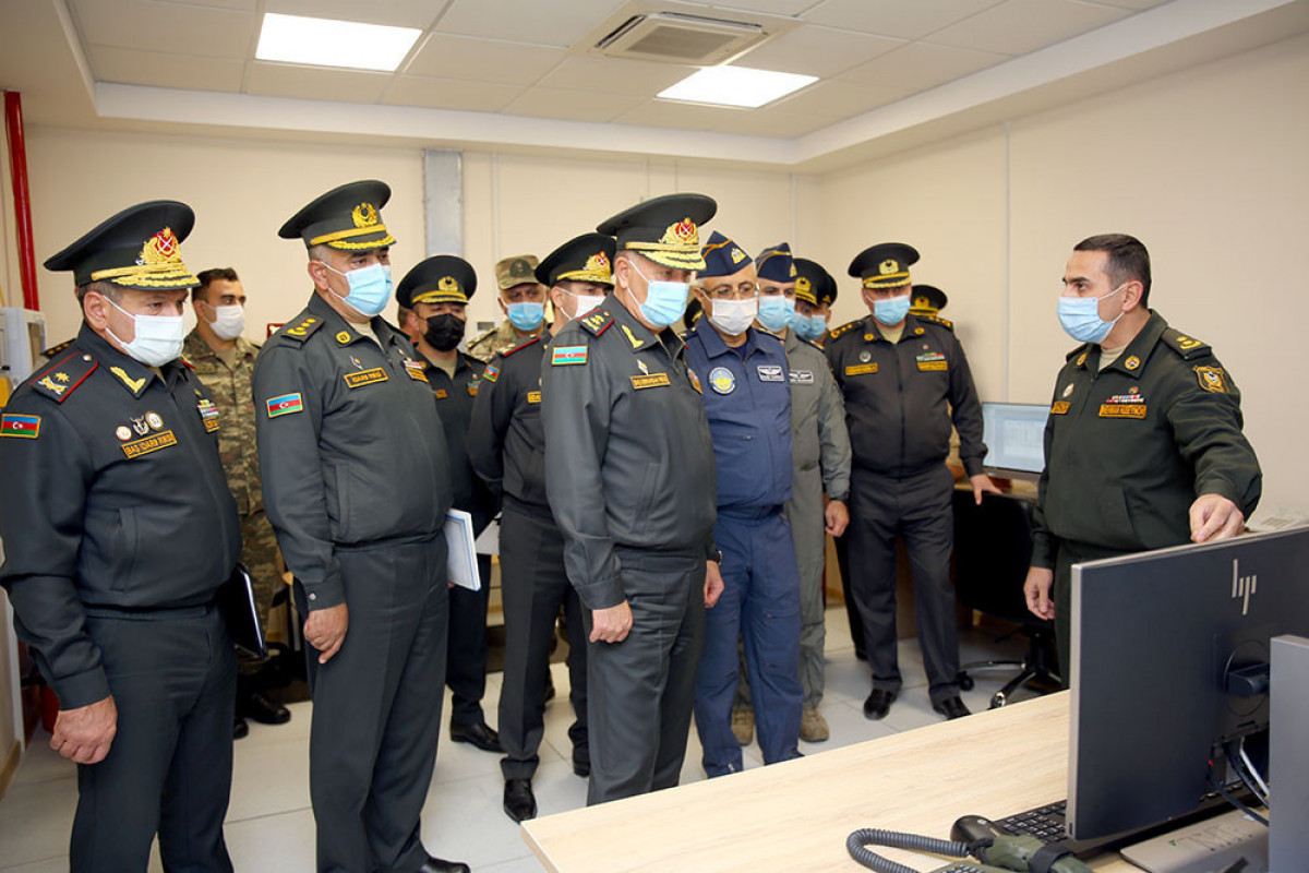 Chief of General Staff of Azerbaijan visits Central Command Station and Satellite Communication Management Center of Air Forces