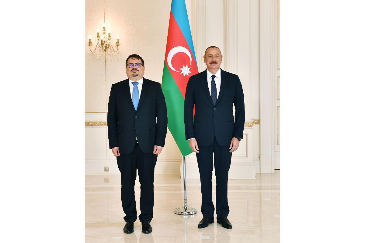 Ilham Aliyev and Peter Michalko