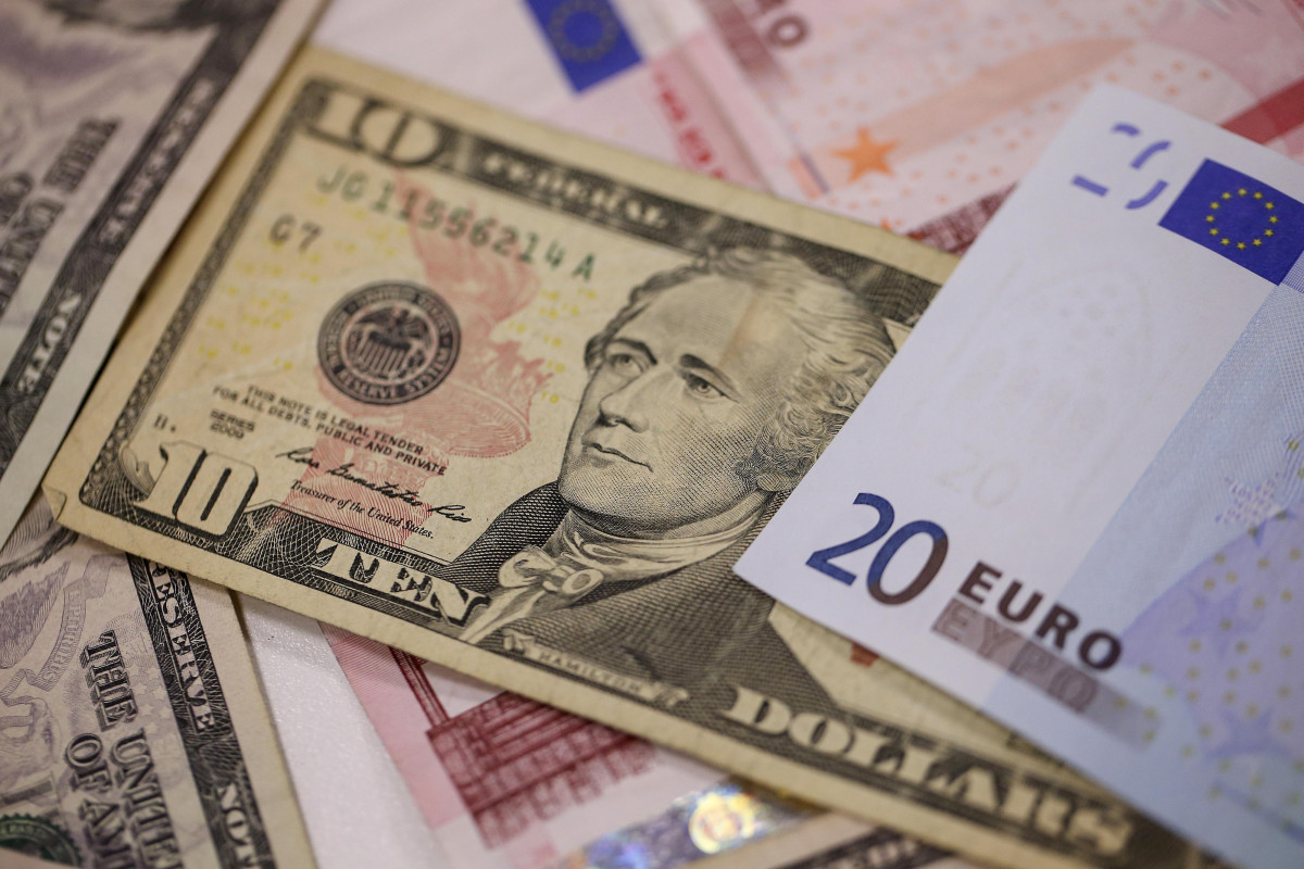 Dolların avroya qarşı məzənnəsi 14 aylıq maksimuma çatıb