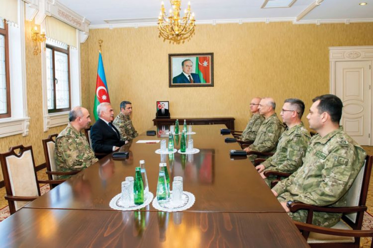 Naxçıvan MR Ali Məclisinin Sədrinin Türkiyə Silahlı Qüvvələri nümayəndə heyəti ilə görüşü