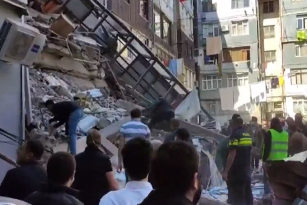 Block of flats collapses in Batumi, newborn baby rescued under the rubble-VIDEO -UPDATED 