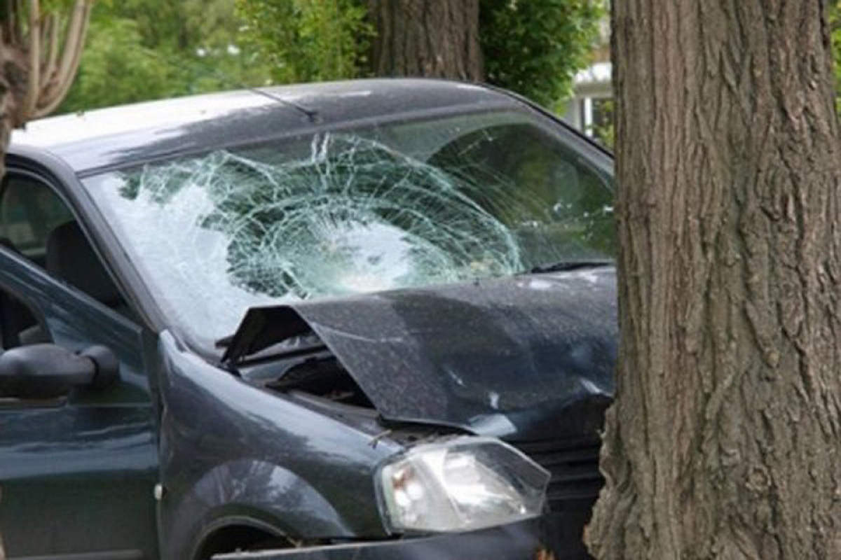 В Геранбое автомобиль врезался в дерево, есть погибший и раненые