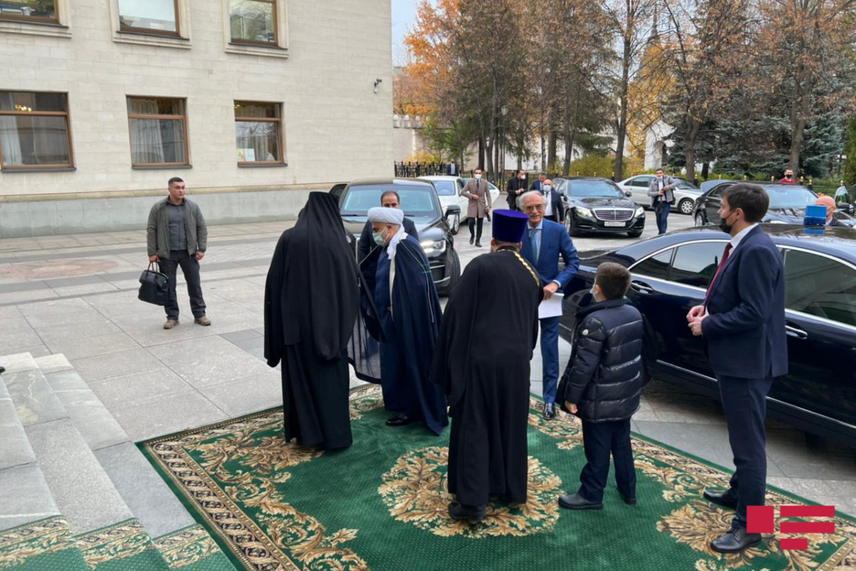Moskvada Allahşükür Paşazadə və Patriarx Kirill arasında görüş keçirilib - FOTO  - YENİLƏNİB  - VİDEO 