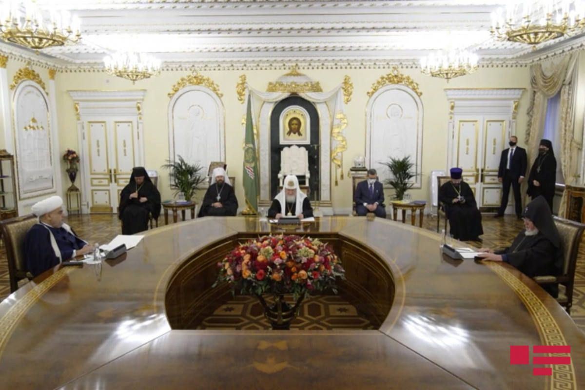 Trilateral meeting of Azerbaijani, Russian, and Armenian religious leaders held in Moscow-UPDATED 