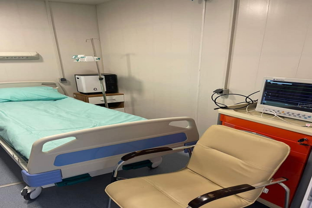 First modular hospital starts to operate in Shusha