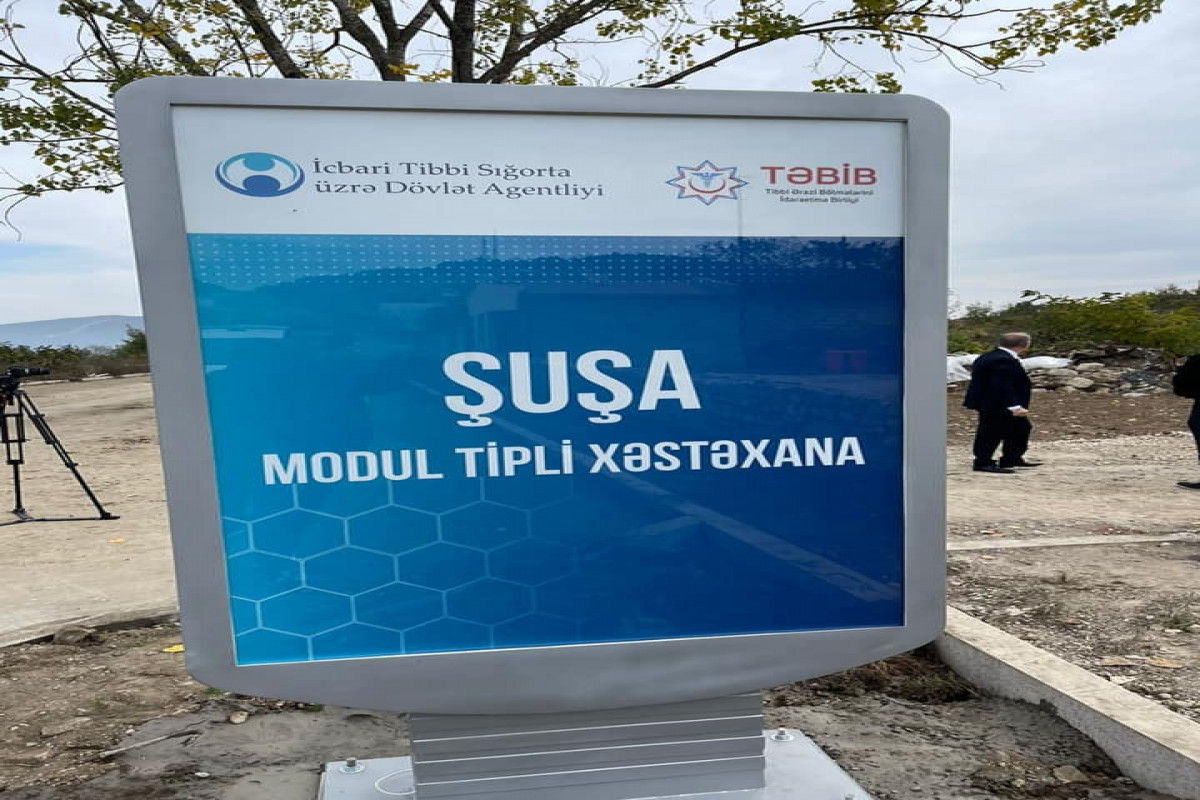 First modular hospital starts to operate in Shusha