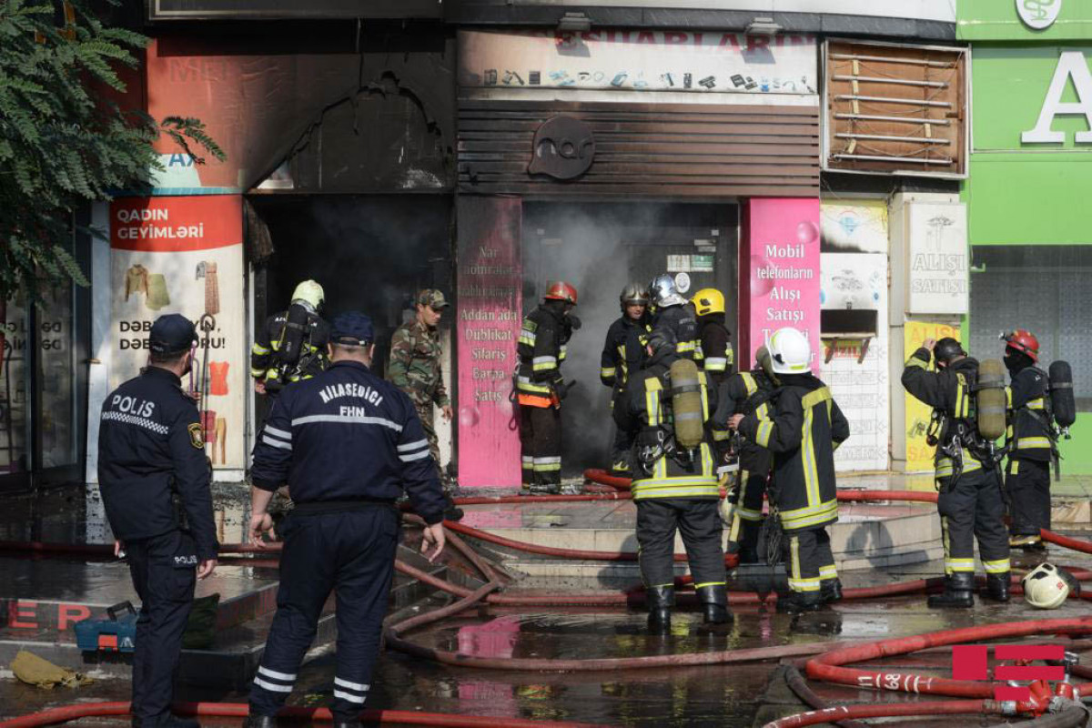 Пожар в торговых объектах  около метростанции «Н.Нариманов» в Баку локализован-ОБНОВЛЕНО-4 -ФОТО -ВИДЕО 