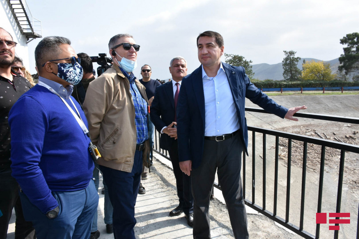 Representatives of diplomatic corps visited Sugovushan water reservoir