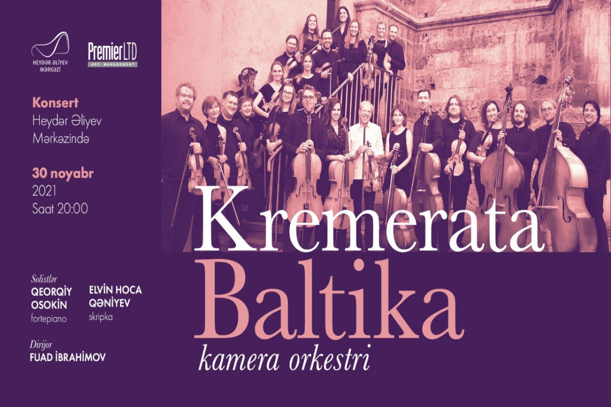 “Qremmi” mükafatı laureatı “Kremerata Baltika” kamera orkestri Heydər Əliyev Mərkəzində çıxış edəcək