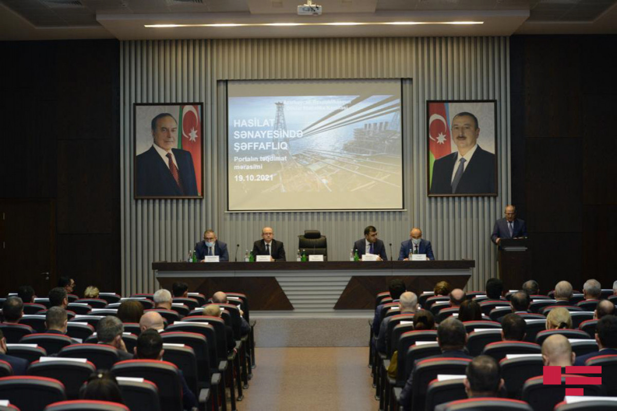 "Hasilat Sənayesində Şəffaflıq" portalının təqdimatı