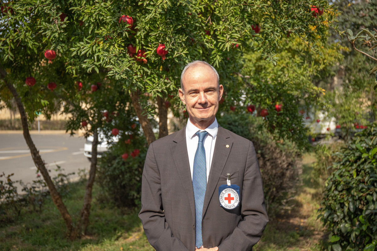 Interview of Vice-President of International Committee of the Red Cross (ICRC) Gilles Carbonnier with APA
