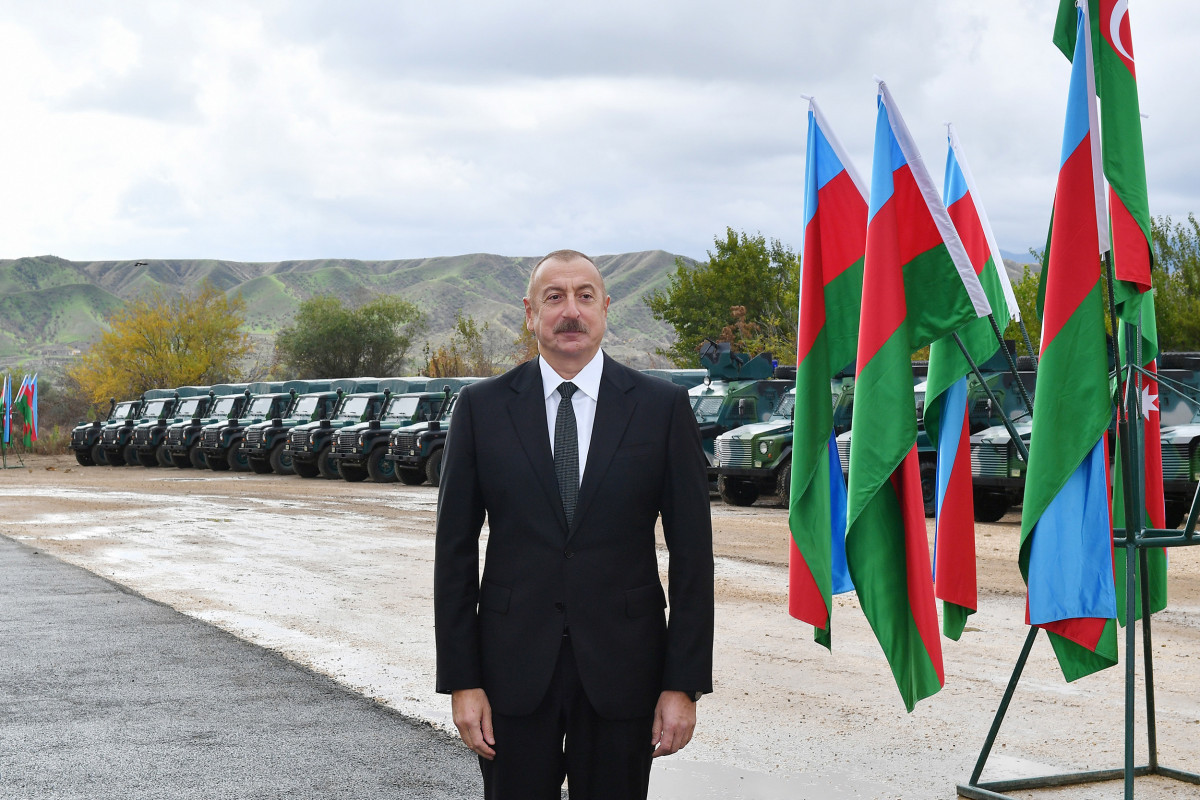 Azerbaijani President and First Lady inaugurated military unit complex of the State Border Service.