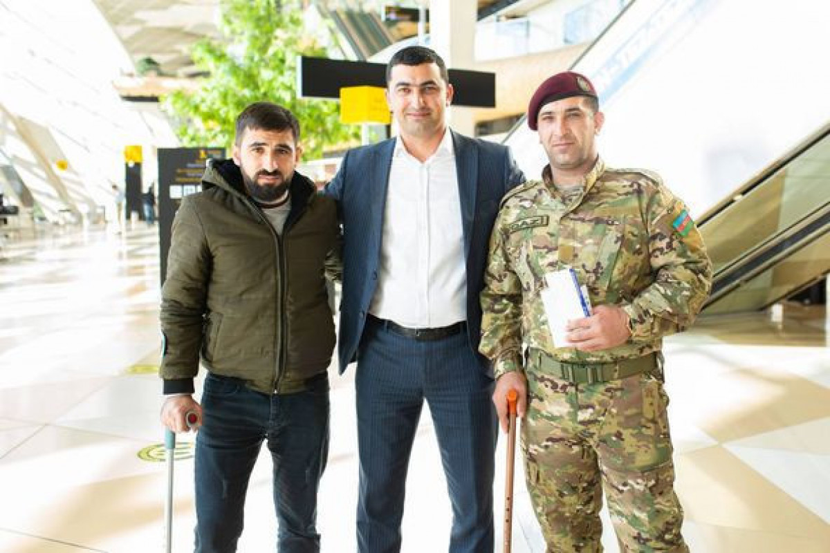 Фонд «YAŞAT» отправил в Турцию еще 4 тяжелораненых участников войны