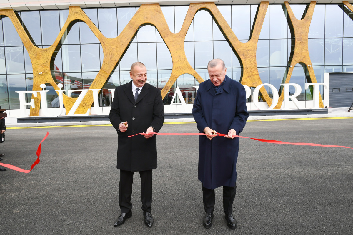 С участием президентов Азербайджана и Турции состоялось открытие Физулинского Международного аэропорта