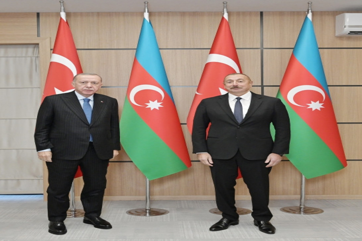 President of the Republic of Azerbaijan Ilham Aliyev and President of the Republic of Turkey Recep Tayyip Erdogan