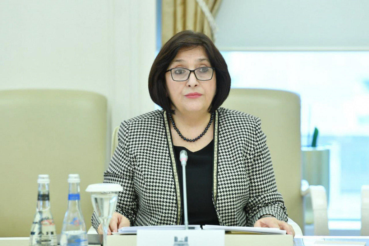Chair of the Milli Majlis Sahiba Gafarova