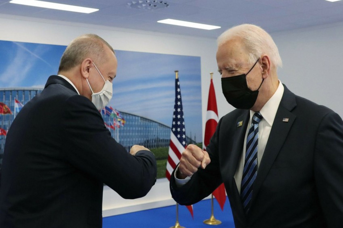 Президенты США и Турции Джо Байден и Тайип Эрдоган