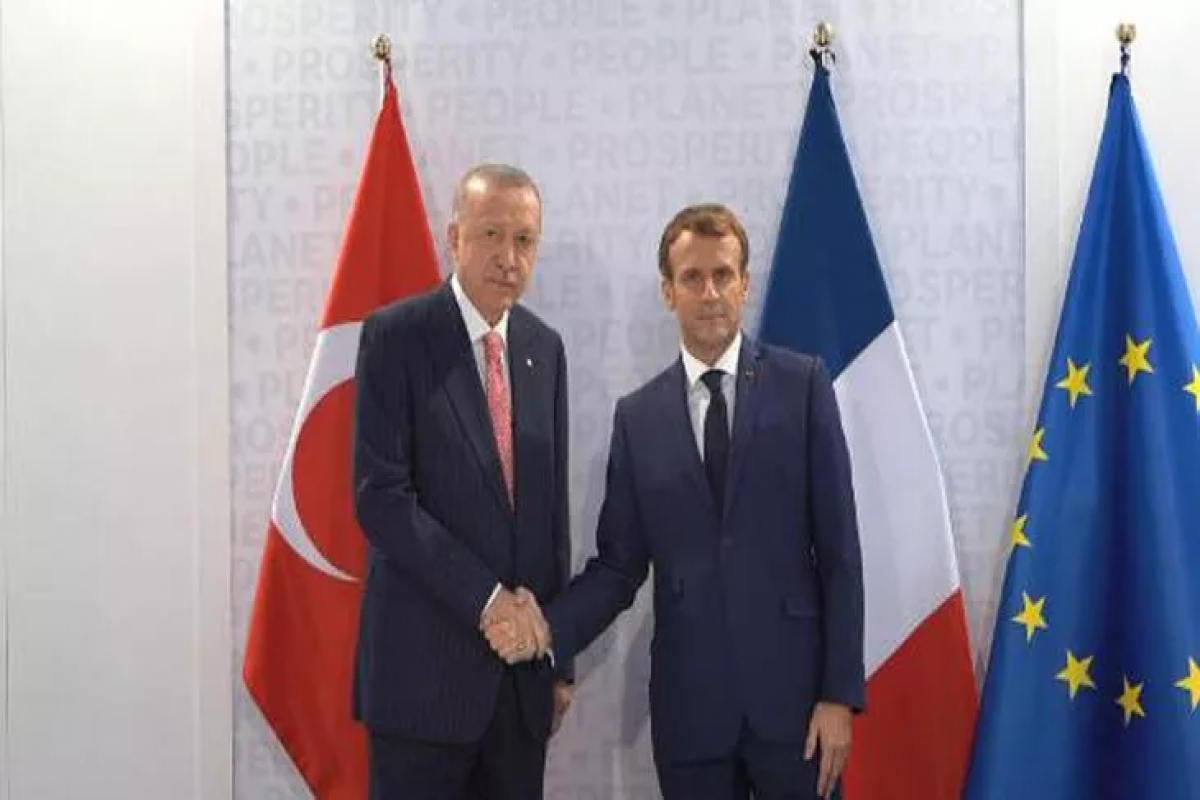 Эрдоган встретился с Макроном