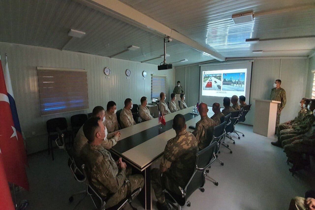 Turkey’s Victory Day celebrated at Joint Monitoring Center in Aghdam 