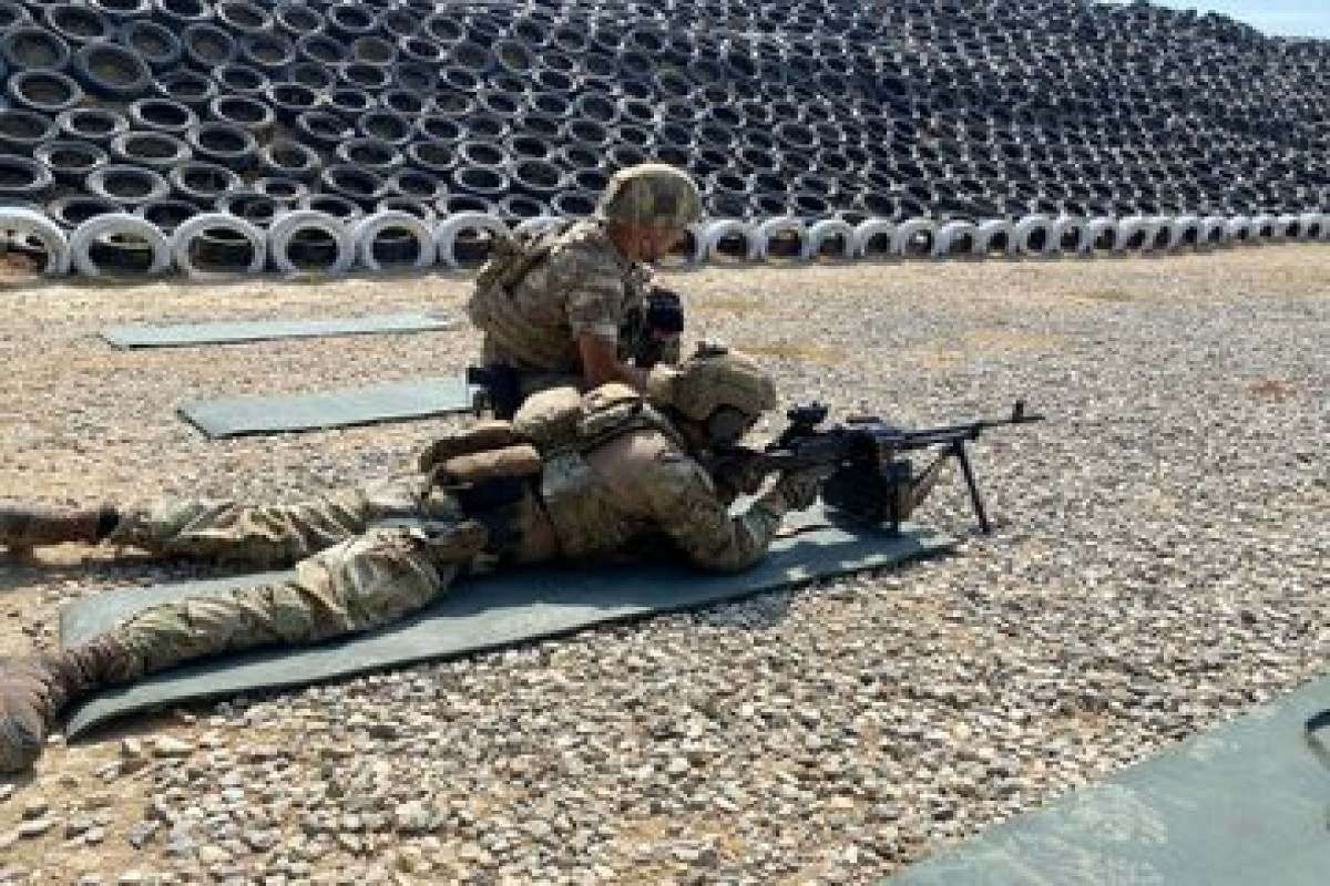 Combat missions being carried out in Azerbaijani-Turkish joint military training in Baku