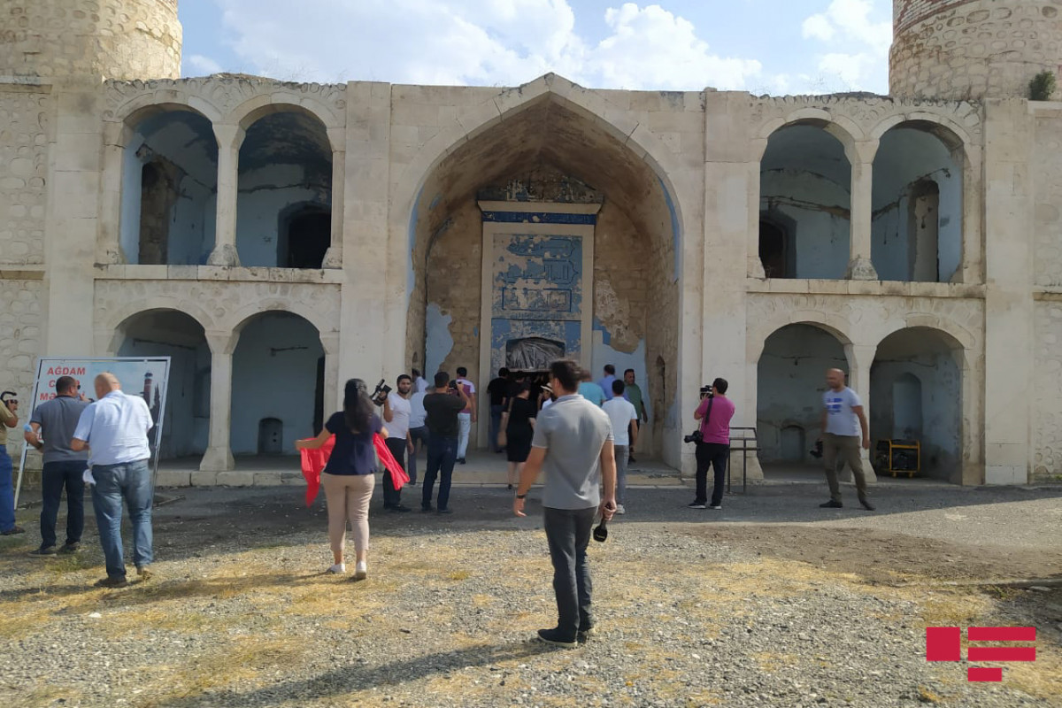 Поездка журналистов стран-членов Тюркского совета в Агдам