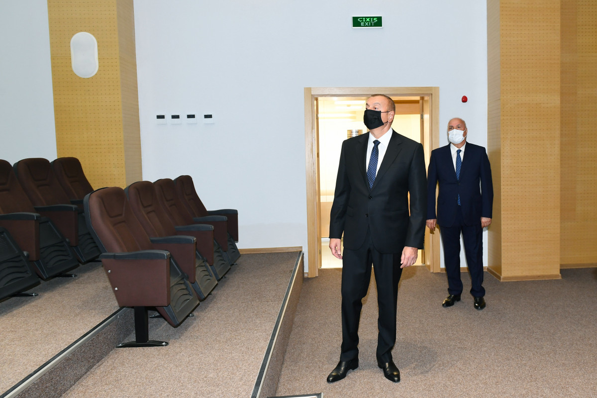 Президент Ильхам Алиев принял участие в открытии Сумгайытского судебного комплекса