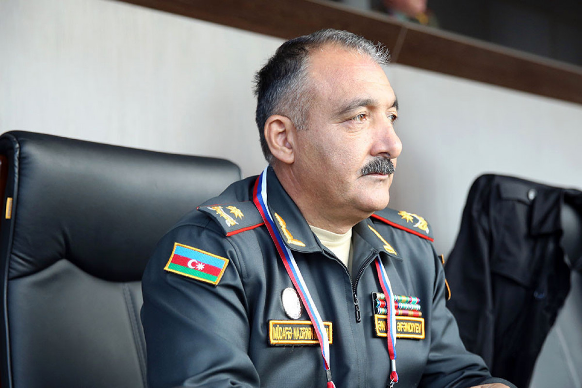 Командующий Сухопутными войсками Азербайджана генерал-майор Энвер Эфендиев