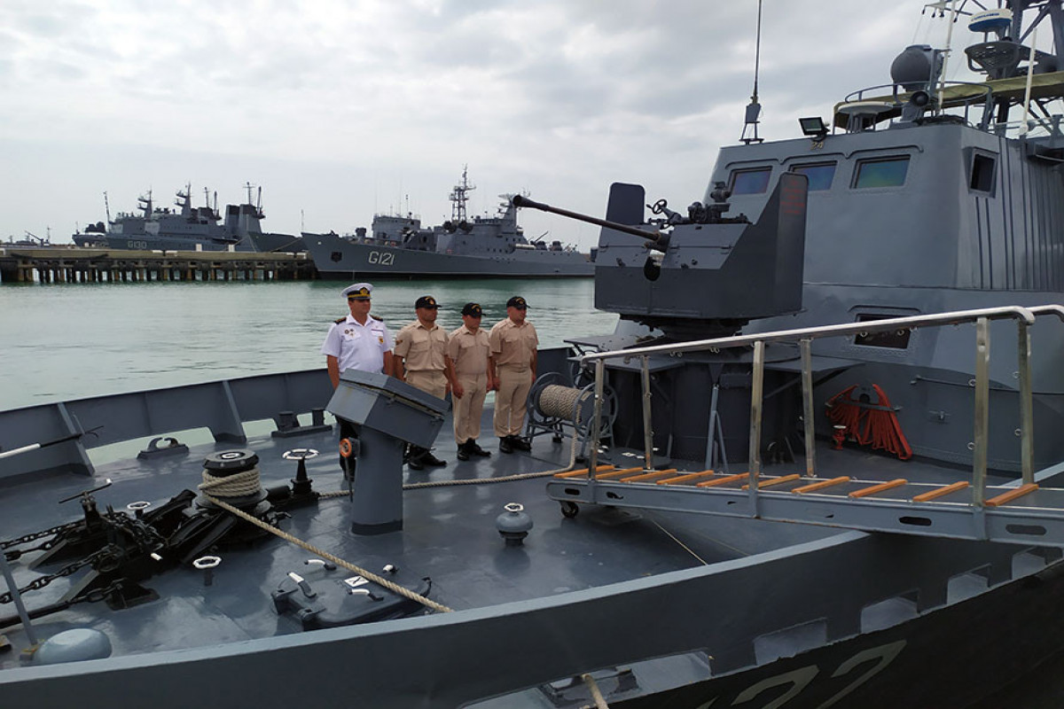 Азербайджанские военные моряки, участвовавшие в конкурсе «Кубок моря», вернулись в Баку