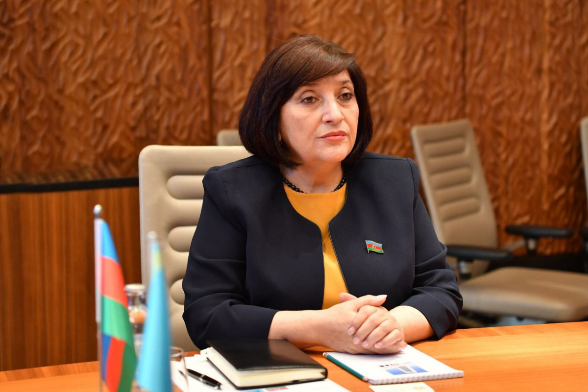 Milli Majlis Chair Sahiba Gafarova meets Chair of Mazhilis of Kazakh Parliament Nurlan Nigmatulin
