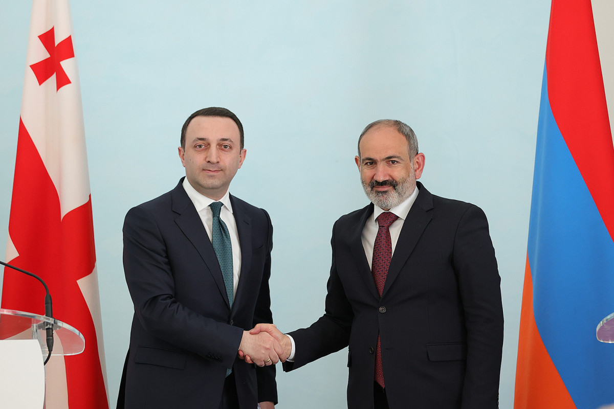 Irakli Garibashvili and Nikol Pashinyan
