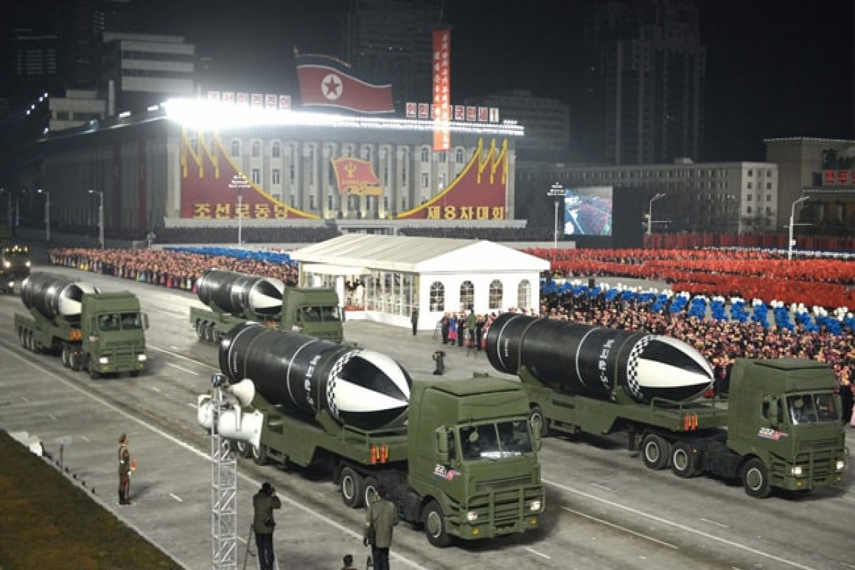 North Korea appears to stage night-time military parade- media