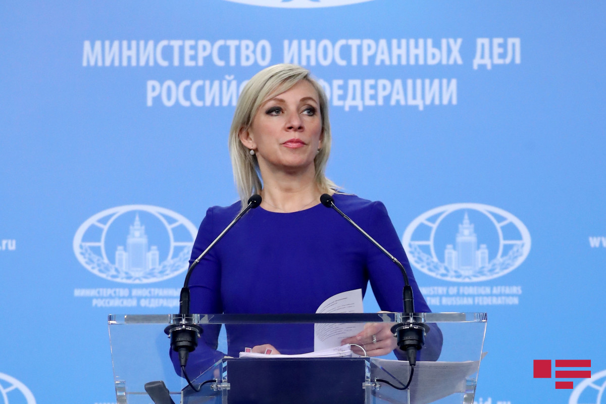 official representative of Russian Foreign Ministry Maria Zakharova